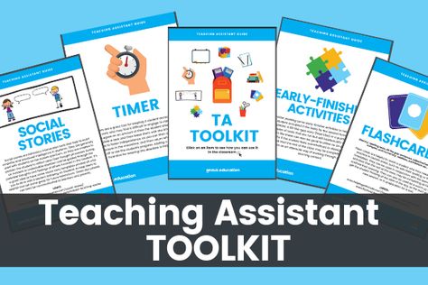 Teaching Assistant Resources, Educational Assistant, Behavior Interventions, Teaching Assistant, Early Finishers Activities, Education System, Social Stories, English Teacher, Early Childhood Education