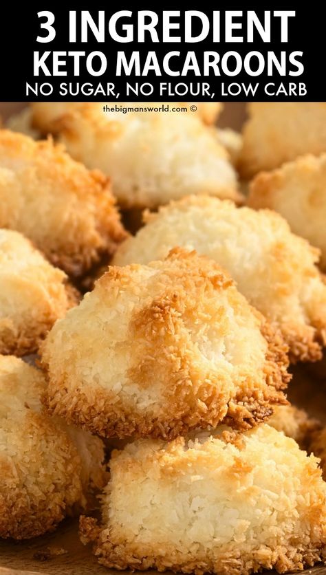 Cookies With Coconut Flour Recipe, Keto Coconut Macaroons Recipe, Low Carb Coconut Cookies, 3 Ingredient Coconut Cookies, Coconut Cookies Recipes Healthy, Coconut Flour Cookies Recipes, Keto Cookies Easy 3 Ingredients, Keto Coconut Desserts, Coconut Flour Keto Recipes