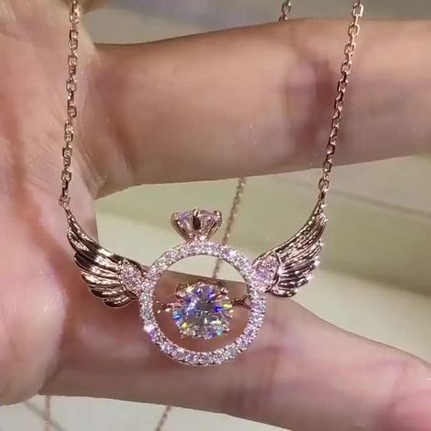 Pinterest Accessories, Wings Necklace, Magical Jewelry, Jewelry Accessories Ideas, Deep Connection, Wing Necklace, Girly Accessories, Fancy Jewellery, Fancy Jewelry