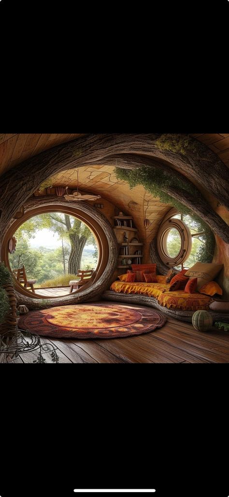 Bilbo Baggins House Interior, Hobbit Decor Interior Design, Lotr Office, Hobbitcore Bedroom, Lord Of The Rings Bedroom, Hobbit Living Room, Hobbit Bathroom, Hobbit Hole Interior, Hobbit Home Aesthetic