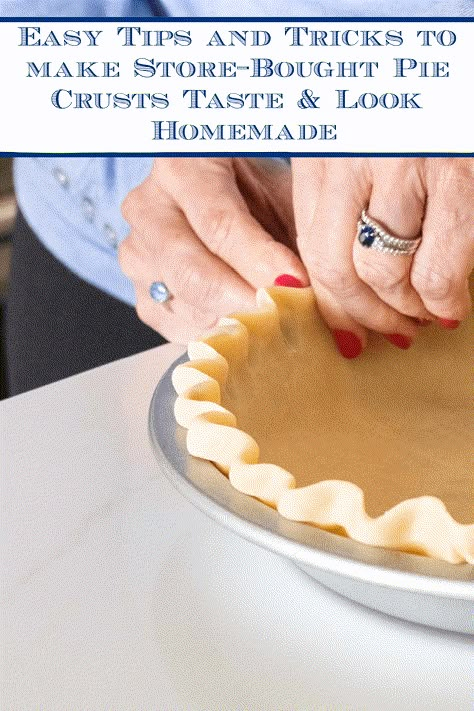 If you don't have time for a scratch pie crust, we've got a few tricks and tips for delicious and beautiful homemade store-bought pie crusts! #storeboughtpiecrust, #easypiecrust, #storeboughtpiecrustlikehomemade via @cafesucrefarine Never Fail Pie Crust, Easy Flaky Pie Crust, Pie Crust Ideas, No Fail Pie Crust, Crust Recipe Easy, Perfect Pie Crust Recipe, Flakey Pie Crust, Best Pie Crust Recipe, Best Pie Crust