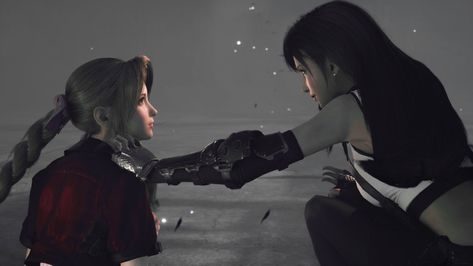 Aerith Tifa, Tifa Aerith, Aerith And Tifa Matching Icons, Tifa X Aerith, Tifa And Aerith Matching Icons, Aerith And Tifa, Tifa And Aerith, Tifa Lockhart Banner, Aerith Banner