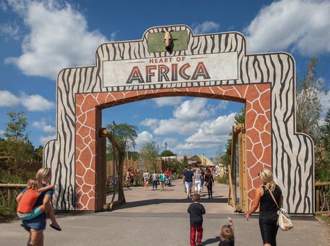 Zoo Signage, Entrance Signage, Zoo Architecture, Columbus Zoo, Houston Zoo, Dino Park, Drawing Room Decor, African Theme, Georgia Aquarium