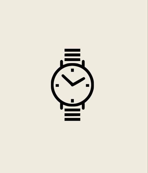 Black And Cream App Icons, Cream Clock App Icon, App Icon Aesthetic Clock, Black Clock Icon, Brown Clock App Icon, Watch Icon, Me Highlight Cover Instagram Aesthetic, Cover Instagram, Studio Backdrops Backgrounds