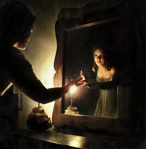 One of my favorite digital manipulations. "Look at your face in the Mirror..." - Mônica Fadul  http://www.flickr.com/photos/nika_fadul/ Mirror Reflection, Through The Looking Glass, Story Inspiration, A Mirror, Look In The Mirror, Mirror Image, Book Inspiration, Look At You, The Mirror