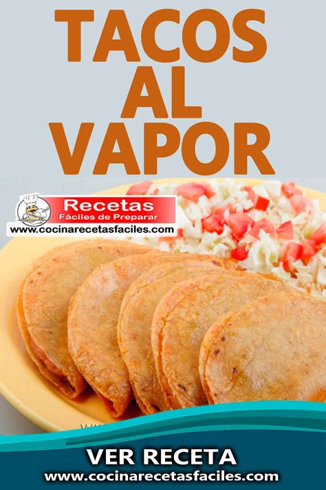 Tacos al vapor, ✅ aprende a prepararlos de una manera muy sencilla, sigue los pasos que te indicamos a continuación y disfruta de esta delicia, los[...] ✅ #cocinarecetasfaciles #recetascaseras #recetasfaciles #recetasmexicanas #recetasdetacos Tacos Al Vapor, How To Make Taco, Pasta Pizza, Yummy Recipes, Mexican Food Recipes, French Toast, Tacos, Toast, Pizza