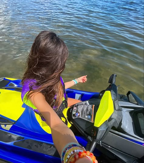 Jet Ski Pictures Aesthetic, Summer Dump Ideas, Summer Dump Aesthetic, Jet Ski Aesthetic, Summer Photo Dump, Jetski Pictures, Summer Dump, Ski Girl Aesthetic, Ski Pics