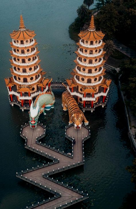 Kaohsiung Taiwan China, @deepsky  #taiwan Taiwan Culture, Dragon And Tiger, Travel Taiwan, Kaohsiung Taiwan, Poster Idea, Travel Preparation, Kaohsiung, Travel Wishlist, Medical Tourism