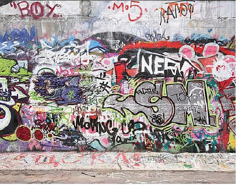 Graffiti Street Mural John Lennon Wall, Cave Drawings, Street Mural, Colorful Murals, Photo Mural, Graffiti Designs, Removable Wall Decals, Graffiti Wall, Wall Decal Sticker