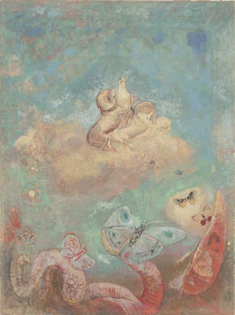 Figures Painting, Butterfly Paintings, Maurice Denis, Odilon Redon, Painting Reproductions, Museum Of Modern Art, Modern Painting, Impressionism, Art Reproductions