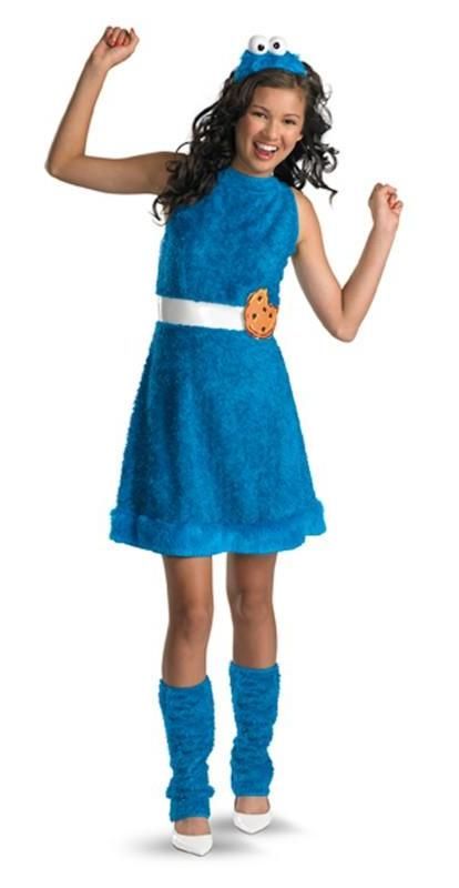 Cookie Monster Costume Cookie Monster Halloween Costume, Halloween Costume Teenage Girl, Monster Cookies Halloween, Cookie Monster Costume, Cookies Monster, Tinkerbell Costume, Party City Costumes, Monster Costume