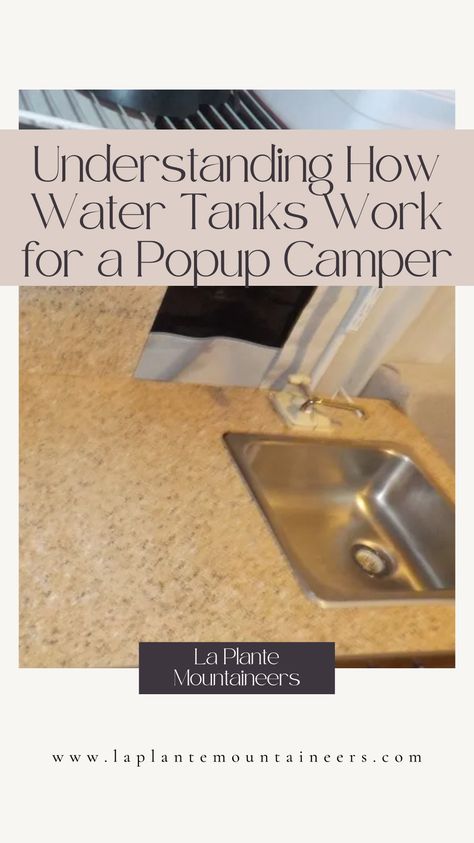 Camper Water Tank, Canned Ham Camper, Pop Up Camper Trailer, Popup Camper Remodel, Pop Up Tent Trailer, Camper Vintage, Grey Water System, Raising Farm Animals, Tent Trailer