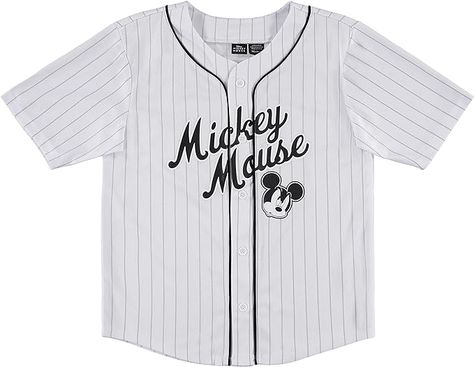 Mickey Mouse Jersey for your next Disney Vacation Mickey Mouse Baseball, Classic Mickey Mouse, Mickey Mouse T Shirt, Mickey Mouse Shirts, Jersey Boys, Disney Boys, Size Chart For Kids, Disney Merchandise, Slim Fit Shorts