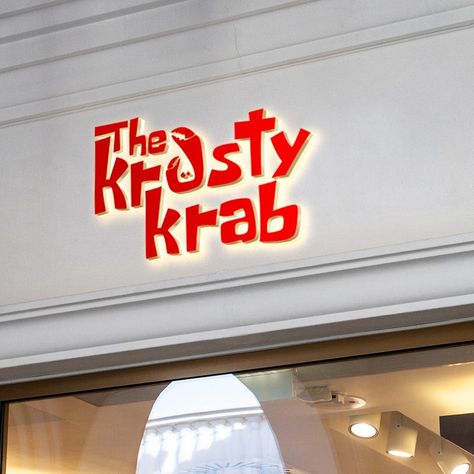 The krusty krab rebranding Brief for @theglowandgrowclub #theglowandgrowclub • • • #graphicdesign #design #graphicdesigner #logo #branding #graphic #typography #designinspiration #brand #adobe #branddesign #thecreativebesties #creativeglowchallenge #branding #clubdillydally #krustykrab #spongebob @brandbrainy #brandbrainy @logoboat Krusty Krab, Diy Krusty Krab Sign, The Krusty Krab Logo, The Kuddly Krab, Kuddly Krab, Spongebob Krusty Crab, Dilly Dally, Branding Design, Typography