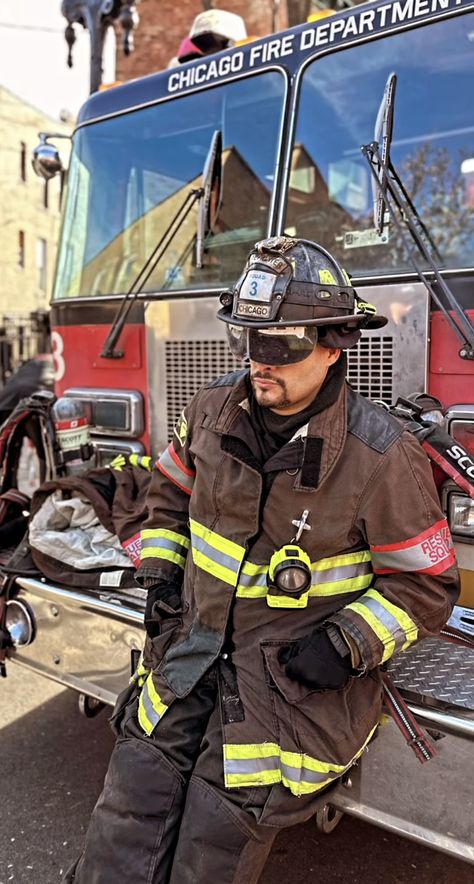 Joe Minoso, Fire Bts, Turnout Gear, Chicago Fire Department, Jesse Spencer, Firefighter Pictures, International Gifts, Water Rescue, Emergency Care