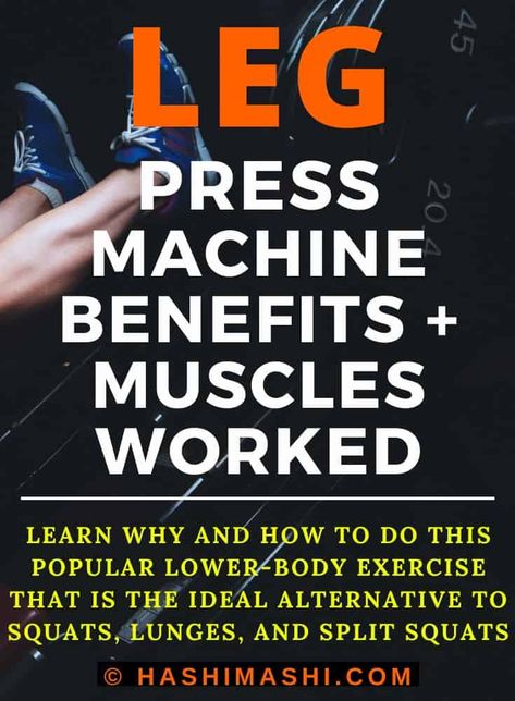 Leg Press Benefits - Learn why and how to do this popular lower body exercise that is the ideal alternative to squats and lunges.

leg press benefits | benefits of leg press | leg press machine benefits | benefits of the leg press machine | vertical leg press benefits | seated leg press benefits Leg Press Benefits, Squats Muscles Worked, Seated Leg Press, Split Squats, Leg Press Machine, Squats And Lunges, Muscular Endurance, Body Exercise, Leg Press