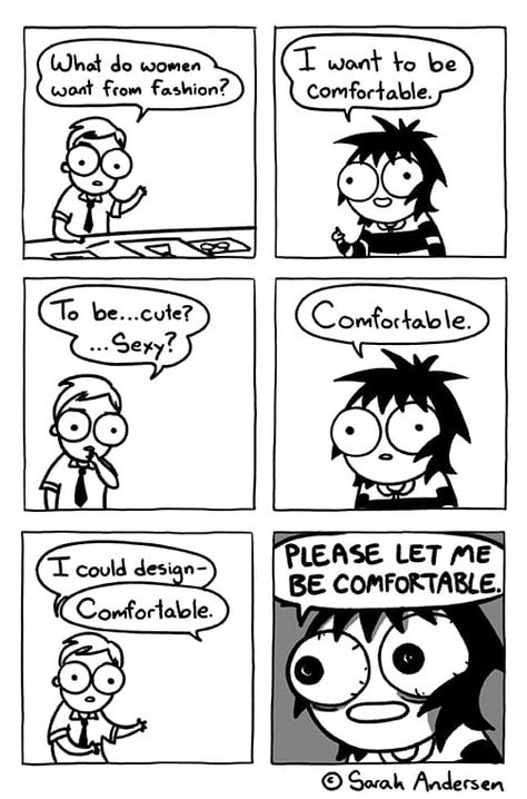 Sarah Anderson Comics, Sarah Andersen, Sarah's Scribbles, Sarah Anderson, 4 Panel Life, Personal Things, Life Comics, Funny Comic Strips, Mini Comic