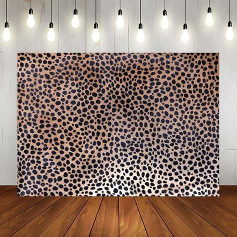 Amazon.com : Lofaris Leopard Photo Backdrop Black and Brown Spots Leopard Skin Background Adults Birthday Lady Bachelorette Party Banner Portrait Studio Props 7x5ft : Electronics Leopard Photo, Skin Background, Cheetah Birthday, Birthday Lady, Leopard Birthday, Leopard Party, Bachelorette Party Banners, Animal Print Party, Leopard Skin