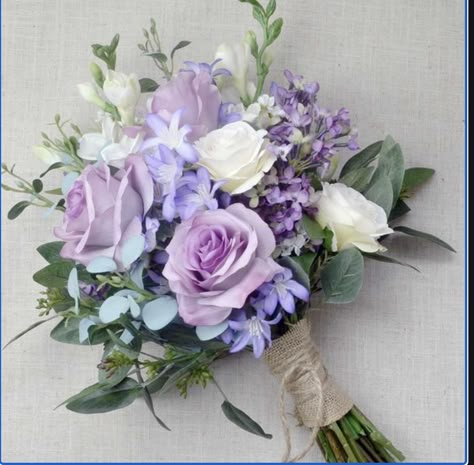 Ocean Song Rose, Garden Bridal Bouquet, Purple Delphinium, Hand Tied Bridal Bouquet, Bridal Bouquet Peach, Lavender Wedding Bouquet, Prom Bouquet, Pastel Garden, Purple Bouquets