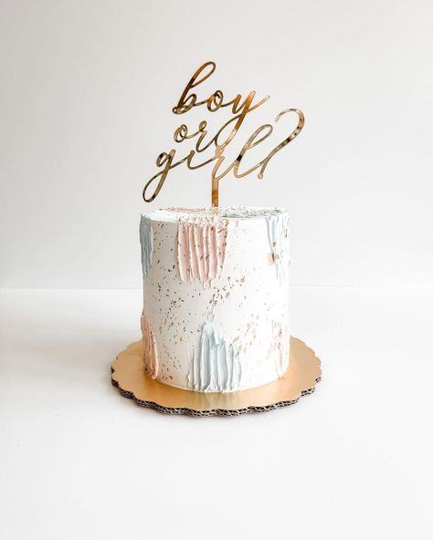 Gender Reveal Cake Neutral Color, Winter Gender Reveal Cake, Gender Reveal Cake Ideas Boy Or Girl, Gender Reveal Simple Cake, Boho Gender Reveal Cake, Gender Reveal Sheet Cake, Gender Reveal Cake Design, Small Gender Reveal Cake, Neutral Gender Reveal Cake