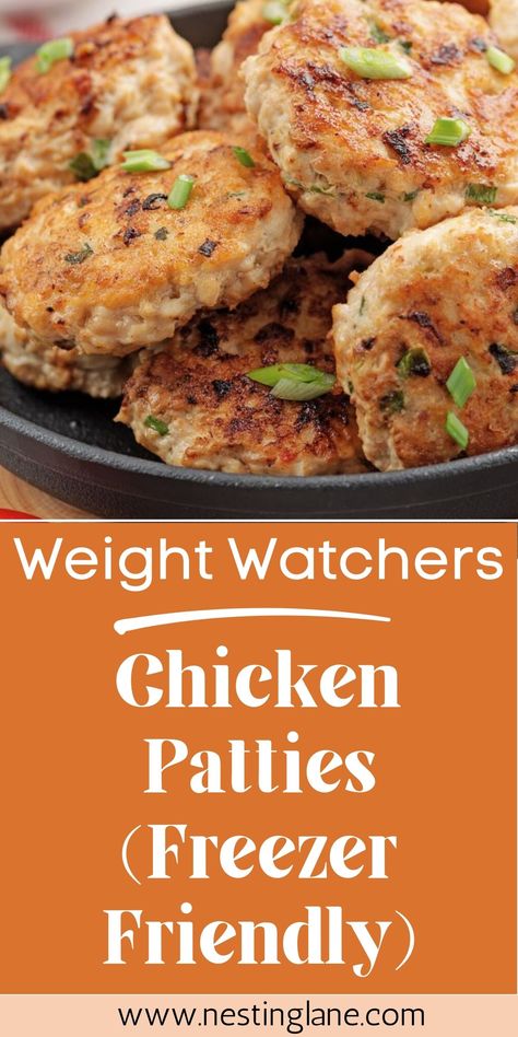 Try our WW Friendly Chicken Patties recipe, a low-calorie and nutritious option made with eggplant, mushrooms, and chicken. These freezer-friendly patties are easy to prepare and make a perfect meal for those following a healthy lifestyle. Get creative with your toppings and enjoy a delicious, guilt-free meal. Don't miss out on this must-try recipe for anyone looking for healthy meal options. MyWW Points: 5 Green Plan, 5 WW Smart Points. Personal Points will vary based on individual plan. Weight Watchers Freezer Meals, Healthy Meal Options, Chicken Patty Recipes, Low Calorie Chicken, Can Chicken Recipes, Chicken Burgers Recipe, Weight Watchers Chicken, Meal Options, Ground Chicken Recipes