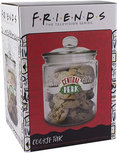 Estilo Rachel Green, Central Perk Logo, Jar Image, Friends Fan, Glass Cookie Jars, Friends Merchandise, Friends Tv Series, Friends Central Perk, Gaming Merchandise