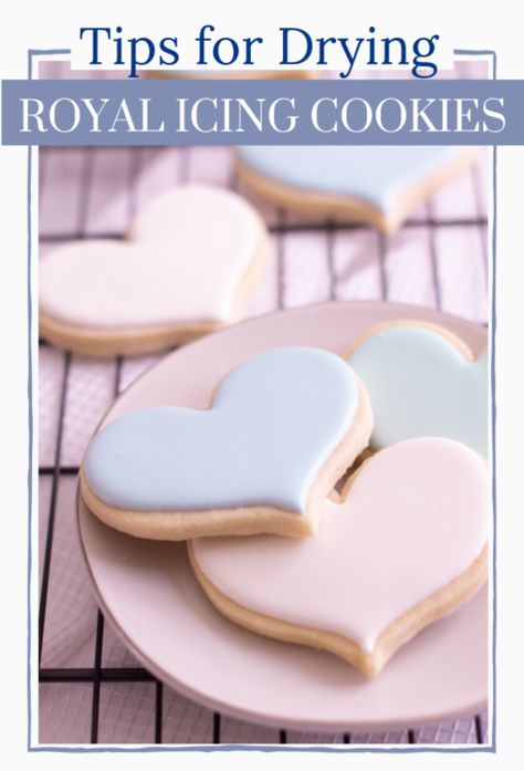 Quick Dry Royal Icing, Quick Drying Cookie Icing, Quick Drying Royal Icing, Royal Icing That Hardens, Flood Icing Cookies, Royal Icing Tips And Tricks, How To Make Royal Icing Cookies, Flooding Icing Recipe, Royal Icing For Beginners