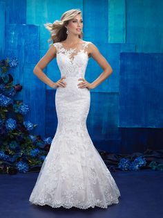 Allure Bridal Wedding Dress, Wedding Dresses Kleinfeld, Allure Wedding Dresses, Kleinfeld Bridal, Allure Bridals, Wedding Dress With Veil, Fit And Flare Wedding Dress, Wedding Dress Pictures, Allure Bridal