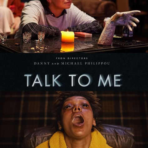 If you're looking for something to start getting you into the spooky season (yep, it's already that time of year) look no further. Talk to Me is a horror thriller from A24 and one of the best scary movies of the year!  Synopsis: When a group of friends discover how to conjure spirits using an embalmed hand, they become hooked on the new thrill, until one of them goes too far and unleashes terrifying supernatural forces. #talktome #screeningsaturdays #streamingsaturday #a24 Talk To Me Movie A24, A24 Wallpaper, Talk To Me Movie, Best Scary Movies, Strong Female Characters, Horror Lovers, Titan Anime, Party Scene, The Best Films