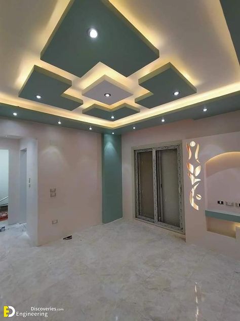 Gypsum Board Design, Living Room False Ceiling Design, Room False Ceiling Design, False Ceiling Design Ideas, Simple False Ceiling Design, Gypsum Ceiling Design, Simple Ceiling Design, Wall Color Combination, Ceiling Design Ideas