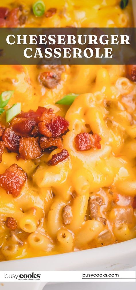 Kids and adults alike! I have yet to find a person who doesn’t love this cheeseburger casserole recipe! Cheeseburger Pasta Bake, Loaded Bacon Cheeseburger Alfredo Pasta, Ground Beef Casserole Recipes Noodles, Hamburger Alfredo Recipes, Cheeseburger Pasta Casserole, Cheesy Dinner Recipes, Cheese Burger Casserole, Ground Beef And Macaroni, Burger Casserole