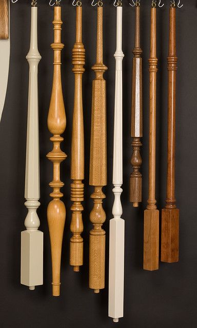 Stair Spindles, Stair Parts, Room Dividers | We are the larg… | Flickr Wooden Staircase Railing, Wood Railings For Stairs, Stair Posts, Stair Spindles, Staircase Railing Design, Wooden Pillars, Handrail Design, Wood Carving Furniture, Wood Furniture Legs