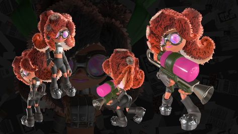 Fuzzy Octoling, Enemy Octoling, Animal Crossing Music, Salmon Run, Splatoon 3, Cool Lock, Splatoon, An Eye, Art Reference Photos