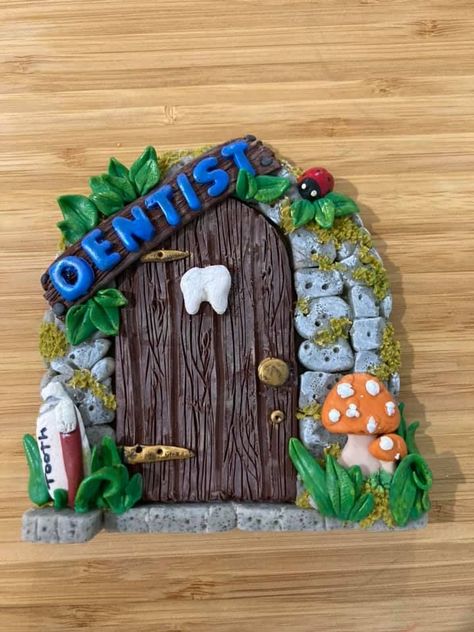 https://www.facebook.com/Succulent-Fairy-Gardening Tooth Fairy House, Tooth Fairy Door, Tooth Fairy Doors, Clay Gifts, The Tooth Fairy, Fairy Door, Fairy Doors, Fairy Houses, For My Daughter