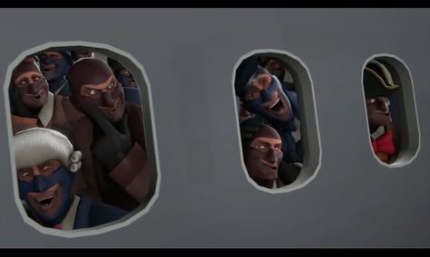 From "Turbulence." Spy Tf2, Valve Games, Tf2 Memes, Team Fortess 2, Fortress 2, Team Fortress 2, Team Fortress, Meet The Team, Moana