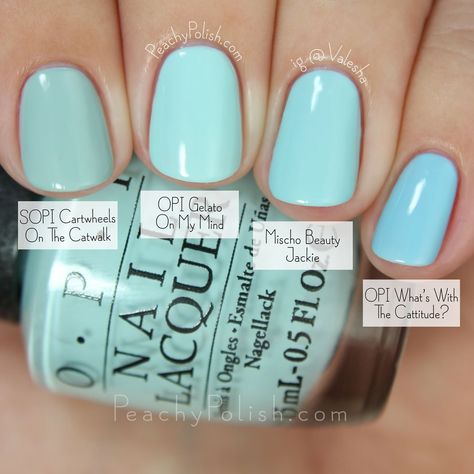 Gelato On My Mind Opi, Opi Fall, Opi Nail Colors, Colors Shades, Nails Colors, Seasonal Nails, Nails Blue, Ideas Nails, Get Nails