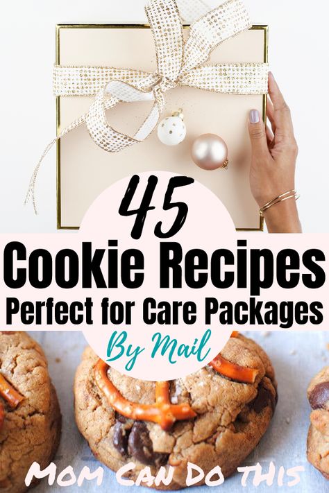 Great recipes for cookies that ship well! Send care packages with yummy cookies using these easy cookie recipes for cookies by mail. I love #8 and 25 for sending some homemade love this season! Christmas cookies, and special gluten-free, egg-free, dairy-free, and even sugar-free option for your cookies this year! Click through for the entire list! Mailing Cookies, Recipes For Cookies, Christmas Cookies Packaging, Tasty Cookies, Bus Ideas, Shipping Cookies, Cookie Exchange Party, College Ideas, Christmas Cookie Exchange