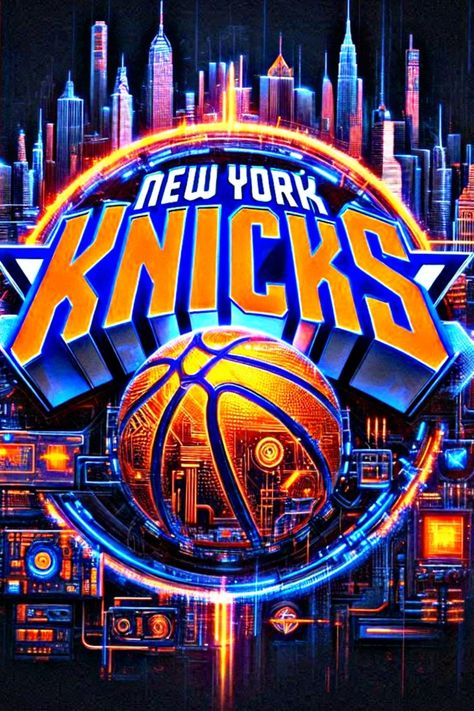 #NBA #Knicks #NewYork #Logo #2024 #Cyberpunk Lakers Wallpaper, Latrell Sprewell, Knicks Basketball, Patrick Ewing, Basketball Highlights, Ny Knicks, Nba Art, Nba Logo, Basketball Pictures