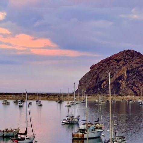 Mark Nakamura on Instagram: "Morro Bay this morning from The Inn at Morro Bay, California." Morro Bay Photoshoot, California Bay Area Aesthetic, Monterey Bay Aesthetic, Morro Bay California Photography, Morro Bay Rock, Morro Bay California, Pismo Beach, November 17, Central Coast