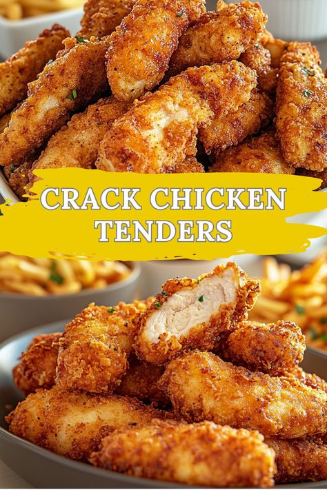 Easy Diner, Diner Ideas, Baked Chicken Tenders, Ranch Seasoning Mix, Quick And Easy Dinner Recipes, Recipes To Try At Home, Quick And Easy Appetizers, Chicken Tender Recipes, Dinner Side