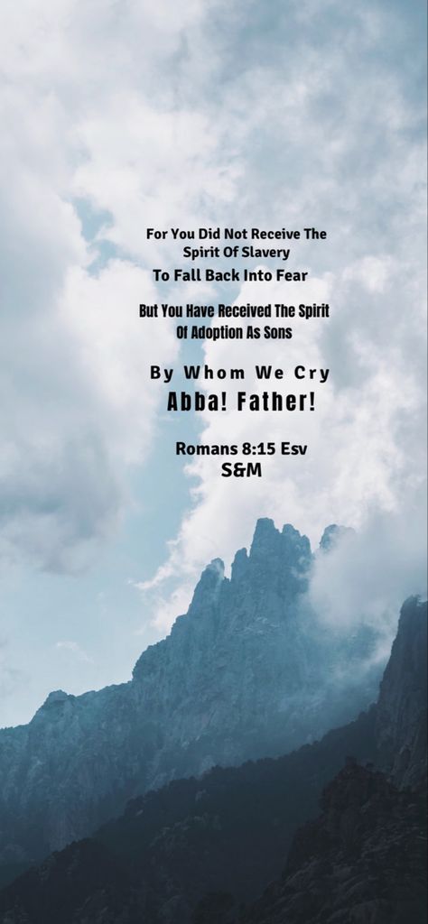 Romans 8 15, Abba Father, Romans 8, Abba, Bible Study, Encouragement, Bible, Wallpapers, Quick Saves