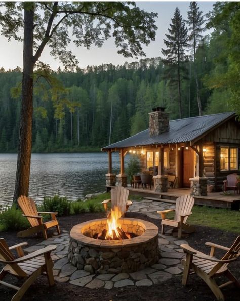 River Cabin, Getaway Cabins, Lake Cabins, Small Cabin, River House, Forest House, Cabin Life, Mountain House, Dream House Exterior