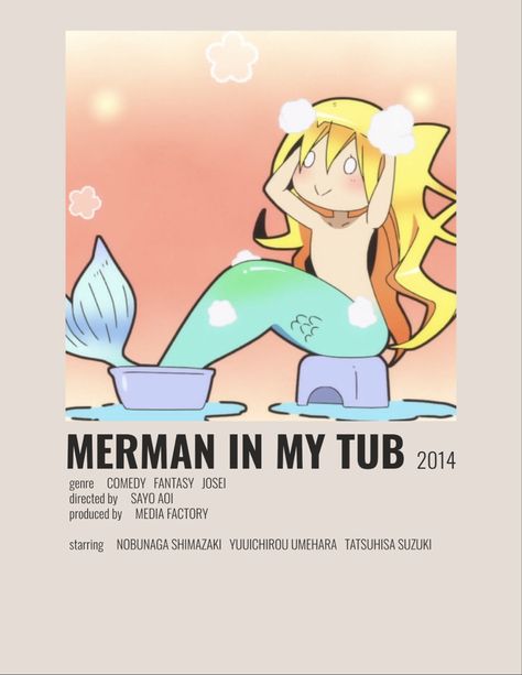 Merman In My Tub, Bendy Y Boris, Anime Suggestions, Anime List, Animes To Watch, Poster Anime, Minimalist Posters, Anime Printables, Good Anime To Watch