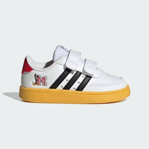 Adidas Breaknet, Mickey Mouse Shoes, Disney 2023, Kid Lifestyle, Adidas X, Athletic Sneakers, Adidas Online, White Adidas, Men Shoes Size