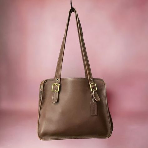 EUC Vintage Coach Vintage Legacy Tote in Mahogany Brown Coach Vintage Tote Bag, Vintage Tote Bag, Coach Legacy, Mahogany Brown, Vintage Coach, Feel It, Brown Fashion, Coach Handbags, Womens Tote Bags