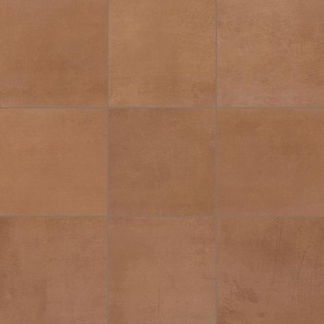 American Olean Naravo Clay 8-in x 8-in Matte Porcelain Floor and Wall Tile in the Tile department at Lowes.com Aged Pottery, Stone Backsplash Kitchen, Houston Houses, Dining Room Updates, Saltillo Tile, Natural Ceramic, Terracotta Floor, Shower Floor Tile, Outdoor Stone