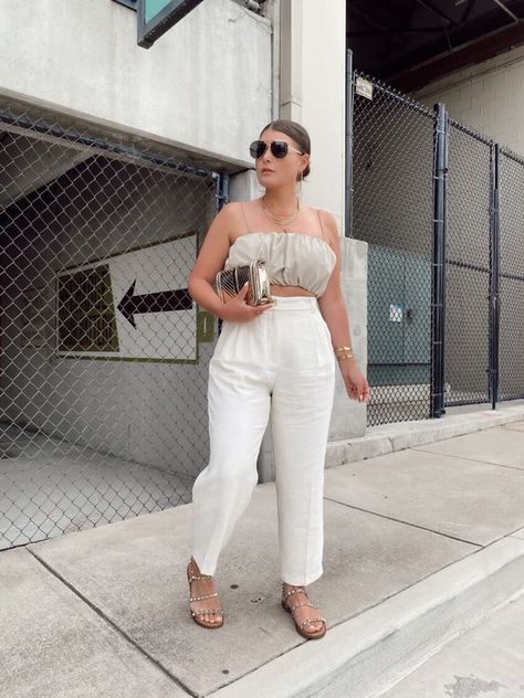 Brunch Outfit Summer, Neutral Outfit Ideas, Casual Brunch Outfit, Brunch Outfit Spring, Outfit Ideas For Summer, Summer Brunch Outfit, Casual Chic Outfits, Miami Outfits, Atlanta Fashion