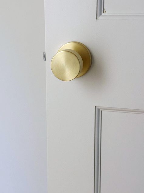 Haidms Gold Interior Door Knob, Brushed Brass Privacy Door Knob, Brushed Gold Door Knobs Interior for Bedroom Bathroom (2 Pack) - Amazon.com Brass Interior Door Knobs, Gold Interior Door Knobs, Gold Door Knobs Interior, Dark Interior Doors Gold Knobs, Interior For Bedroom, Doorknobs Interior, Door Knobs Interior Brushed Nickel, Brushed Gold Interior Door Knob, Brushed Brass Door Knobs