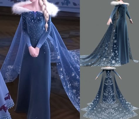 Frozen Dress Women, Frozen Elsa Cosplay, Elsa Outfit Ideas, Elsa Style, Elsa Outfit, Beautiful Gown Designs, Frozen Outfits, Frozen Castle, Frozen Elsa Dress