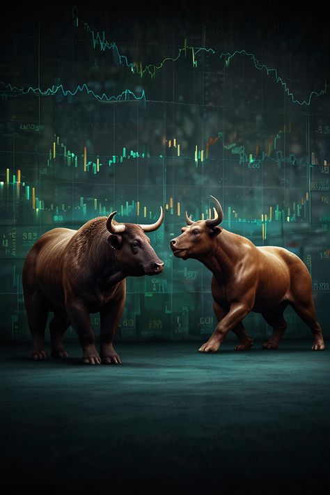 Bull and bear wallpaper share market 1 Share Market Bull Wallpaper, Bull Bear Market, Bull And Bear Wallpaper, Share Market Wallpaper, Stock Market Wallpaper, Bear Vs Bull, Insta Backgrounds, Bull Bear, Bull And Bear